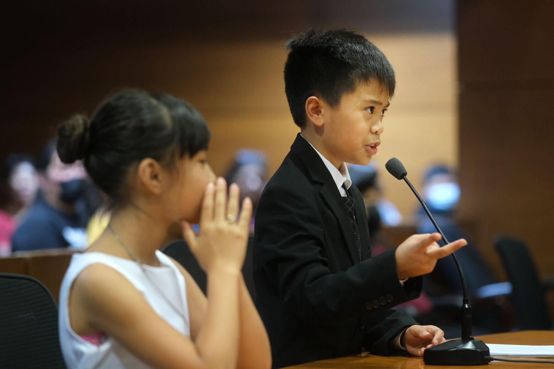Elementary students hold mock trial to usher in Law Week